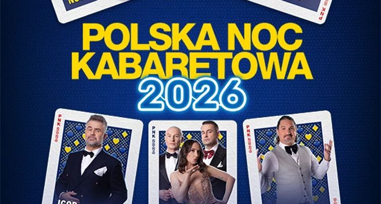 Plakat Polska Noc Kabaretowa 2026