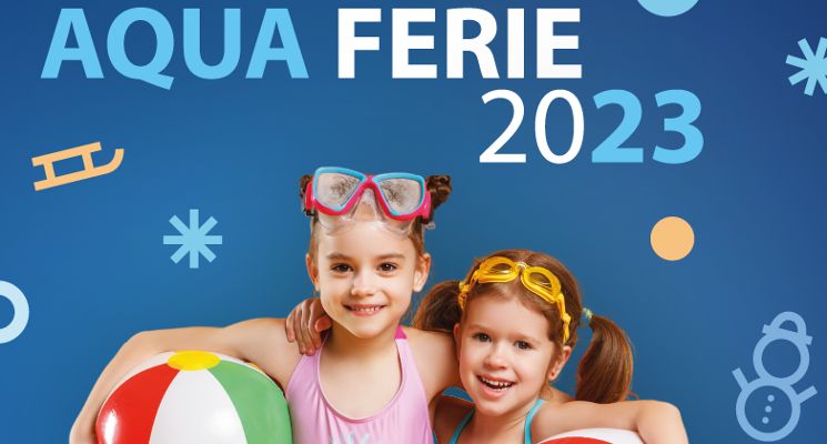 Plakat Aquaferie w aquaparku 2023