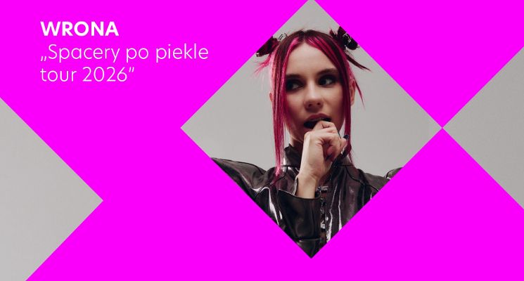 Plakat WRONA – „Spacery po piekle” Tour 2026