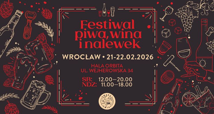 Plakat Festiwal Piwa, Wina i Nalewek
