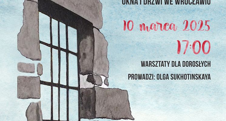 Plakat Integracyjny Klub Czytelnika: Szkicowanie akwarelą