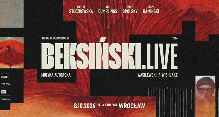 Plakat BEKSIŃSKI LIVE 2026 [spektakl multimedialny]