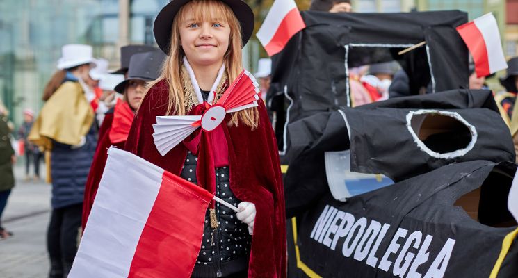 Plakat Oficjalne uroczystości z okazji Święta Niepodległości