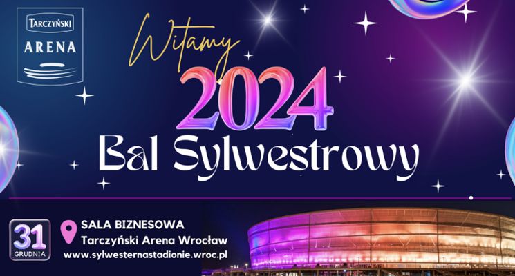 Plakat Sylwester na Tarczyński Arena