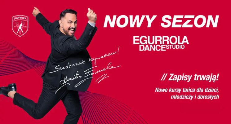 Plakat Kursy tańca dla dzieci, młodzieży i dorosłych