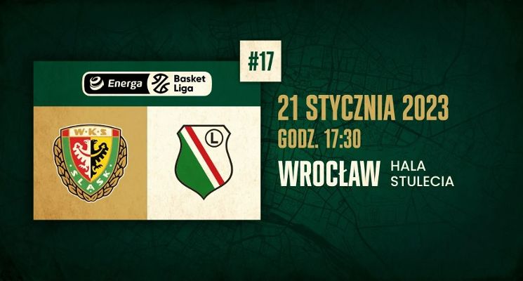 Plakat WKS Śląsk Wrocław vs. Legia Warszawa