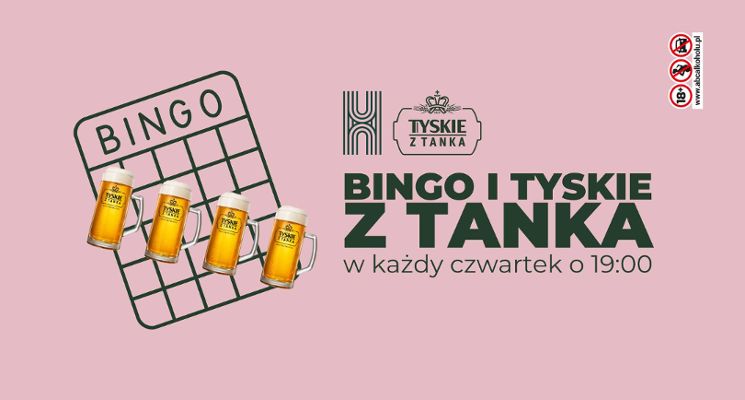 Plakat Bingo z Tyskie z tanka
