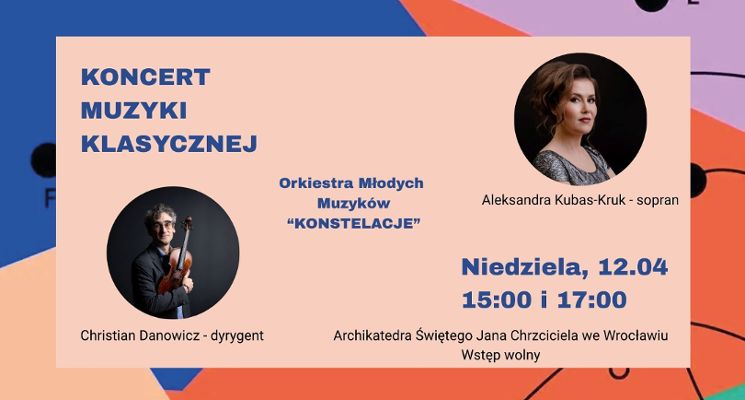 Plakat Koncert muzyki klaszycznej - Festiwal Frankofonii 2026