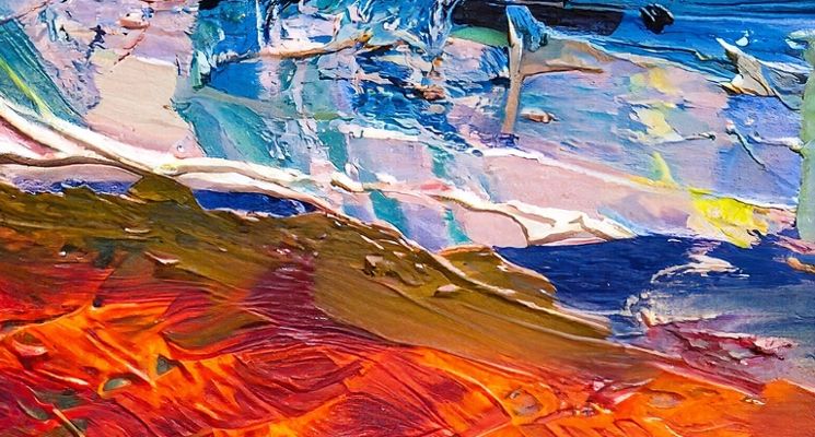 Plakat Sobota na warsztat | malarstwo strukturalne