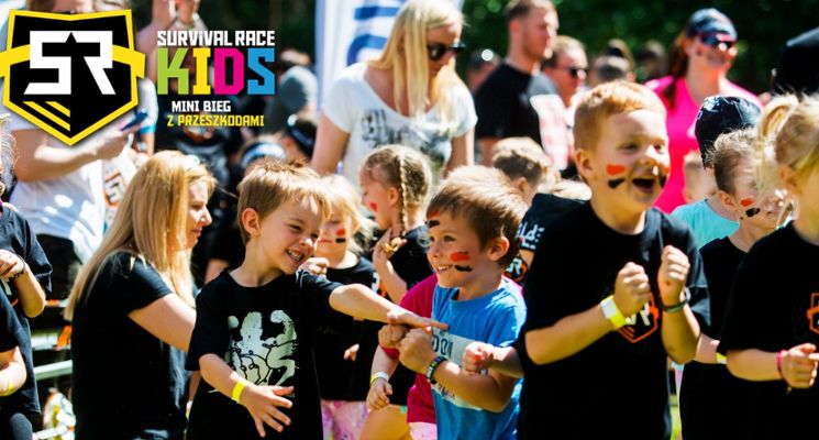 Plakat Survival Race Kids – miejski bieg z przeszkodami we Wrocławiu