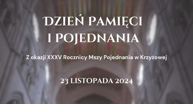 Plakat Dzień Pamięci i Pojednania