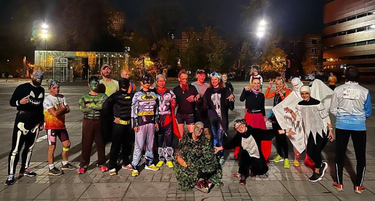 Plakat Biegacze Stu Mostów - 85. Edycja na Halloween!