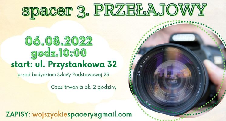 Plakat Spacer fotograficzno-przełajowy po Wojszycach