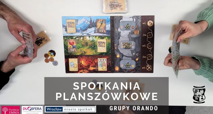 Plakat Klun Orando - spotkania planszówkowe