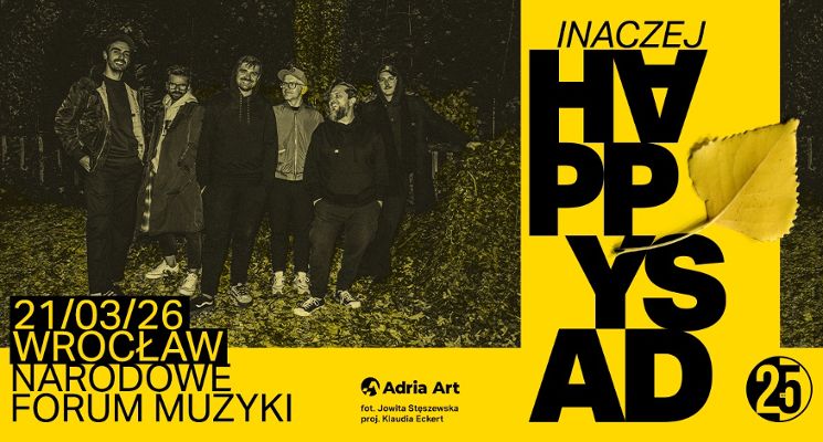 Plakat Happysad Inaczej 2026