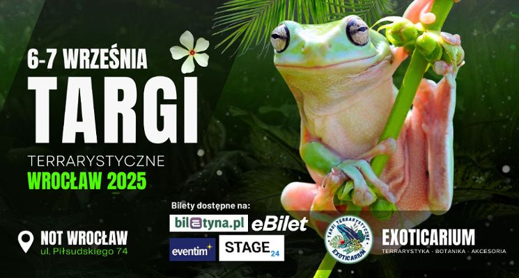 Plakat EXOTICARIUM 2025 Targi Terrarystyczne