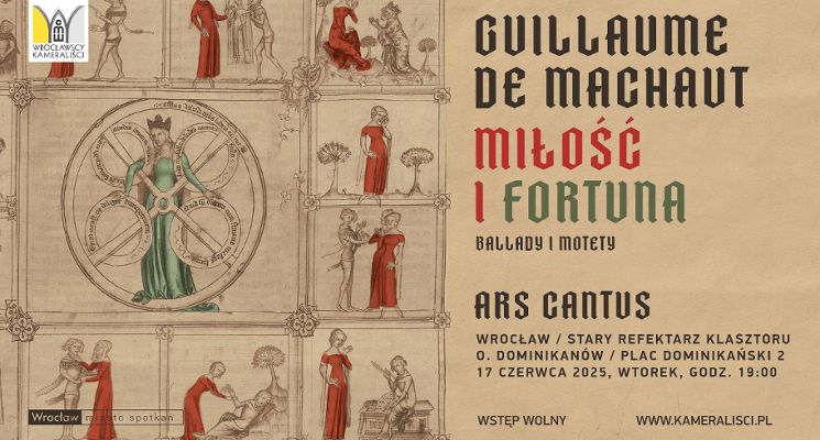 Plakat Guillaume de Machaut – Miłość i Fortuna, ballady i motety [koncert]