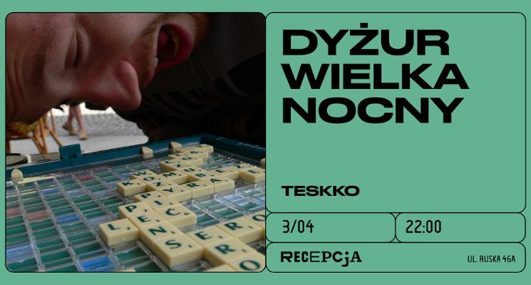 Plakat Dyżur wielkanocny