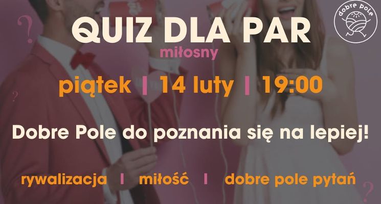 Plakat Walentynkowy Quiz dla par
