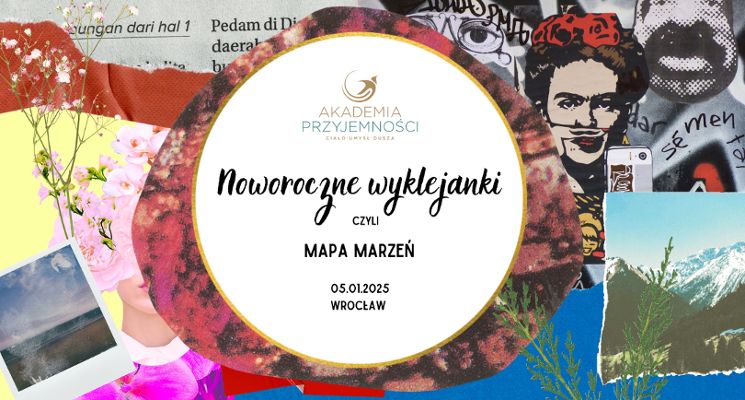 Plakat Noworoczne wycinanki czyli Mapa Marzeń