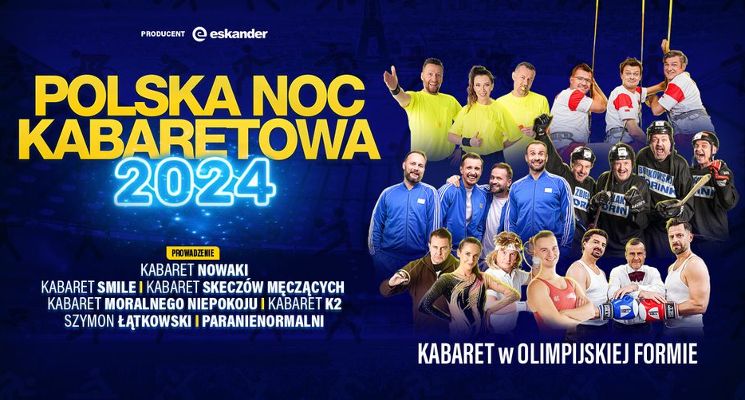 Plakat Polska Noc Kabaretowa 2024
