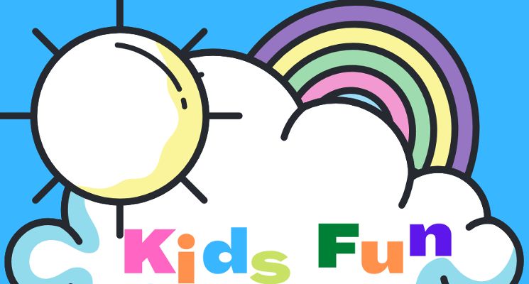 Plakat KIDS FUN - sportowe, integracyjne zajęcia dla rodziców i dzieci