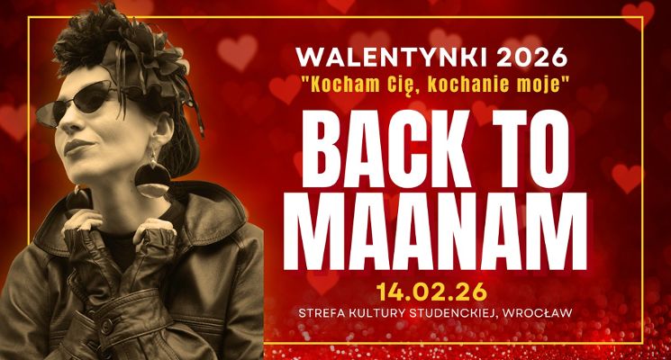 Plakat BACK TO MAANAM - "Kocham Cię, kochanie moje"