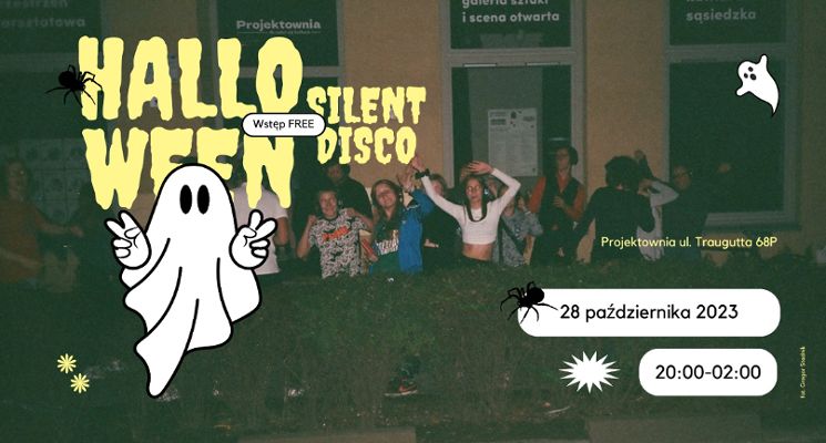 Plakat Halloween Silent Disco