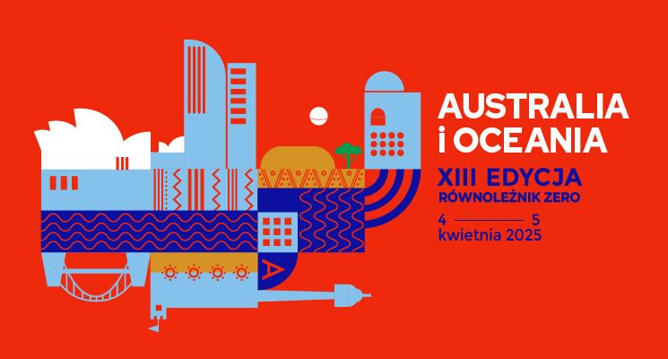 Plakat XIII Festiwal Podróżniczy im. Olgierda Budrewicza Równoleżnik Zero