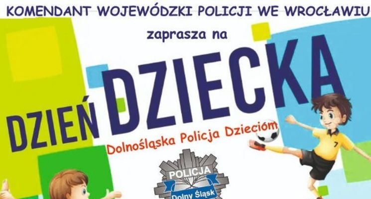 Plakat Dolnośląska Policja Dzieciom
