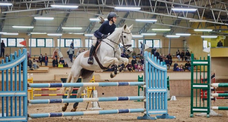 Plakat Otwarte Halowe Mistrzostwa Dolnego Śląska w skokach przez przeszkody 03/26