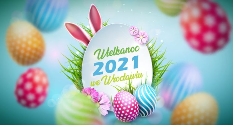 Plakat Wielkanoc 2021 we Wrocławiu