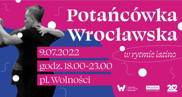 Plakat Potańcówka Wrocławska w rytmie latino