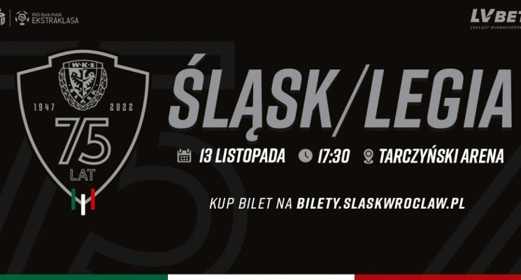 Plakat Ekstraklasa: Śląsk Wrocław vs. Legia Warszawa
