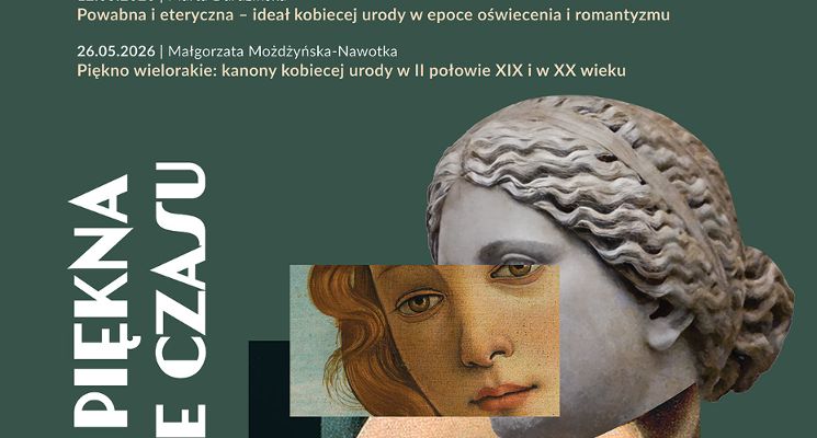 Plakat Kanony piękna w lustrze czasu - wykłady o kanonach piękna na przestrzeni wieków