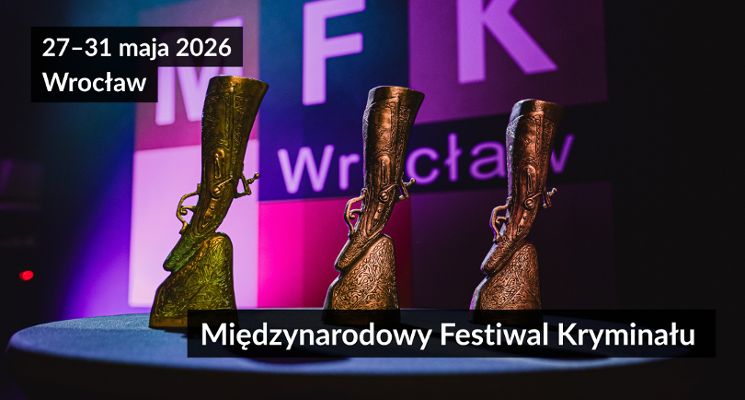 Plakat Międzynarodowy Festiwal Kryminału 2026