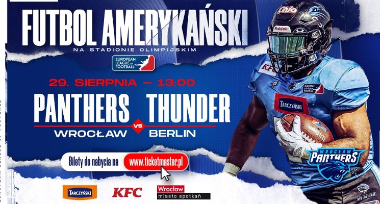 Plakat Panthers Wrocław vs. Berlin Thunder