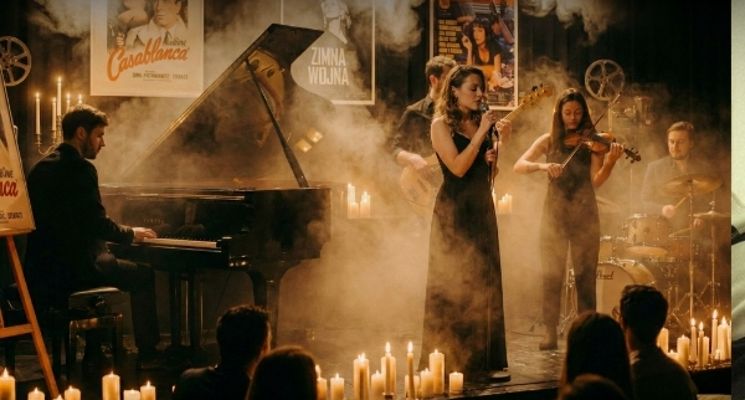 Plakat Koncert przy świecach – Filmowe przeboje: od klasyki do rocka