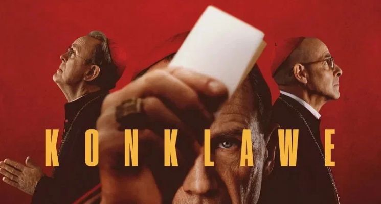 Plakat Filmowy czwartek i kino plenerowe „Konklawe” [Lato na Pergoli 2025]