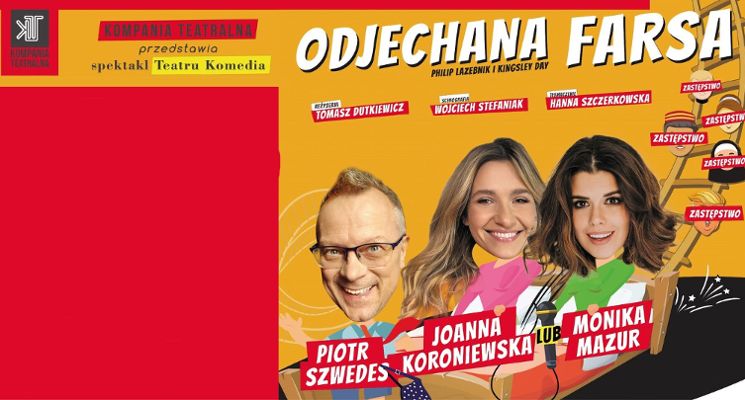 Plakat Spektakl: Odjechana farsa