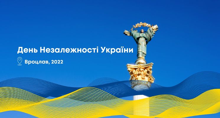 Plakat Dzień Niepodległości Ukrainy 2022