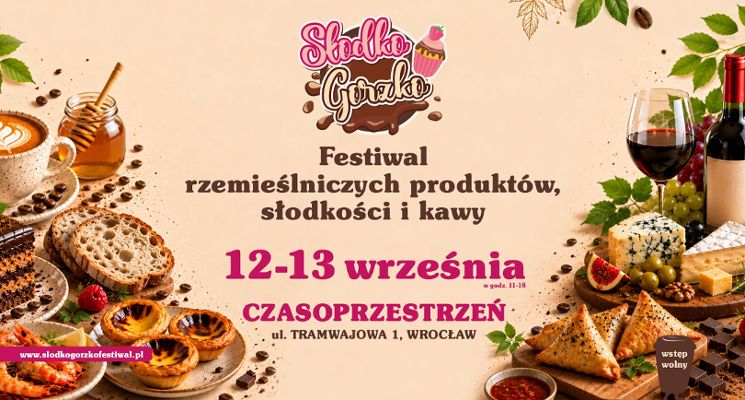 Plakat Słodko Gorzko Wrocław [festiwal]