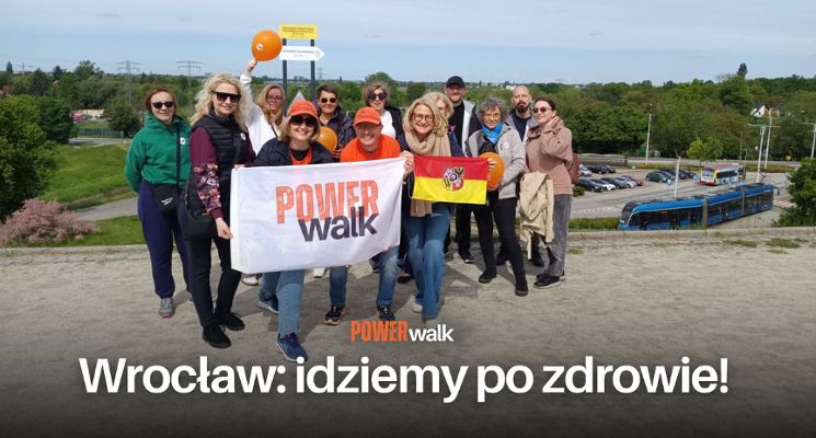 Plakat Power walk - idziemy po zdrowie! [spacer]