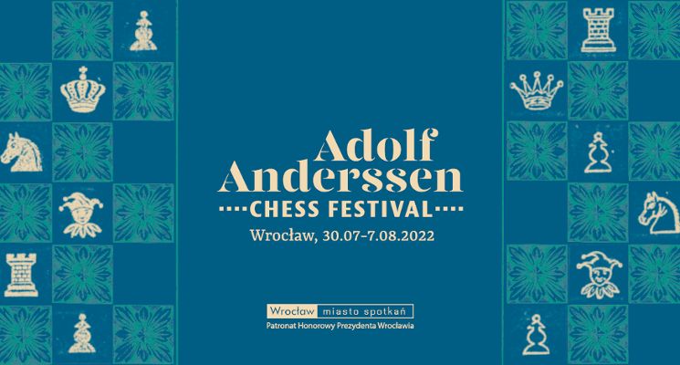 Plakat Międzynarodowy Festiwal Szachowy im. Adolfa Anderssena