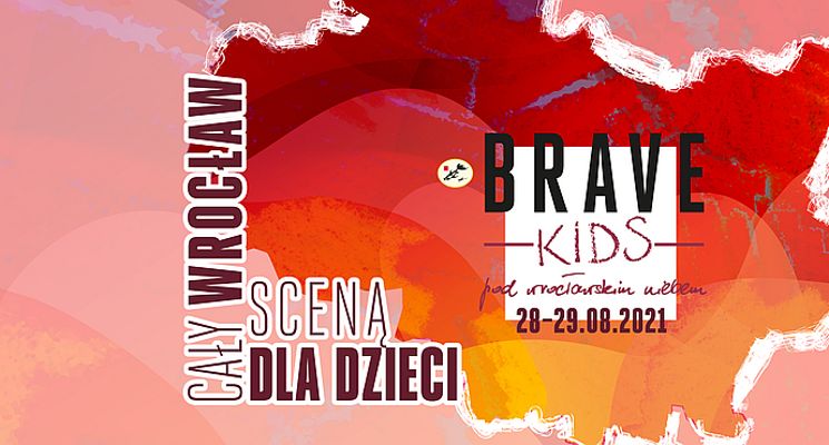 Plakat Brave Kids pod wrocławskim niebem