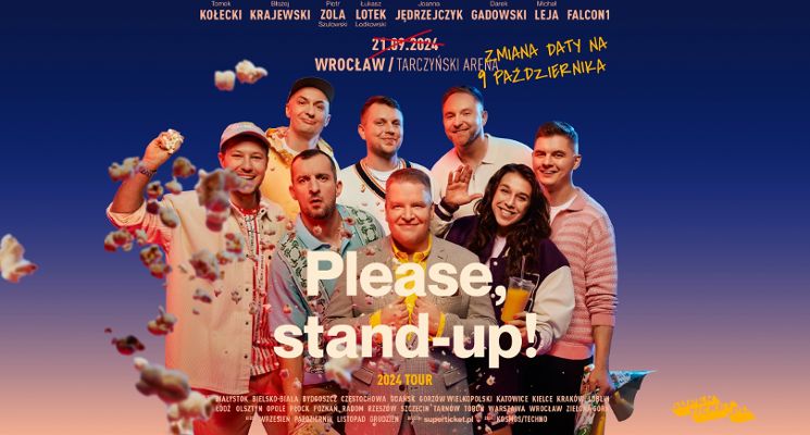 Plakat Please, Stand-up! Wrocław 2024