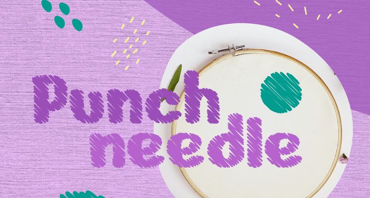 Plakat Punch needle – haft pętelkowy