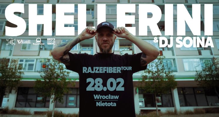Plakat Shellerini Rajzefiber Tour + DJ Soina