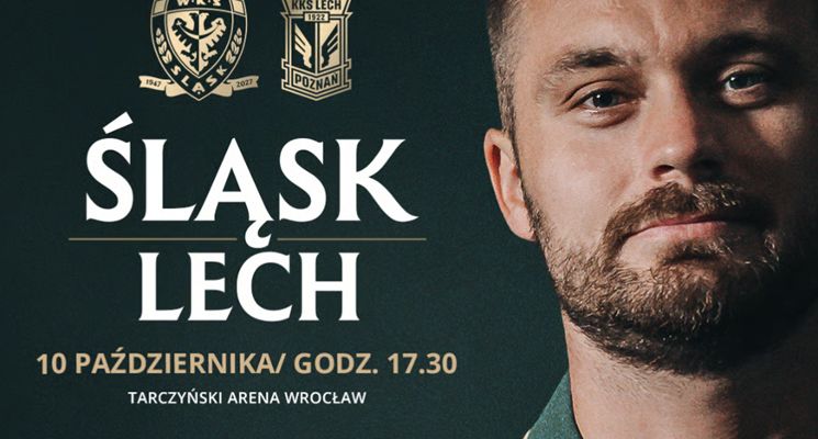Plakat Mecz Śląsk Wrocław vs Lech Poznań
