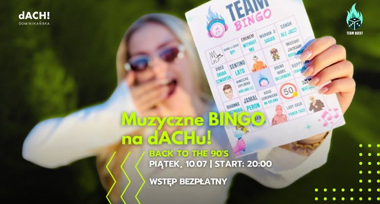 Plakat Muzyczne bingo